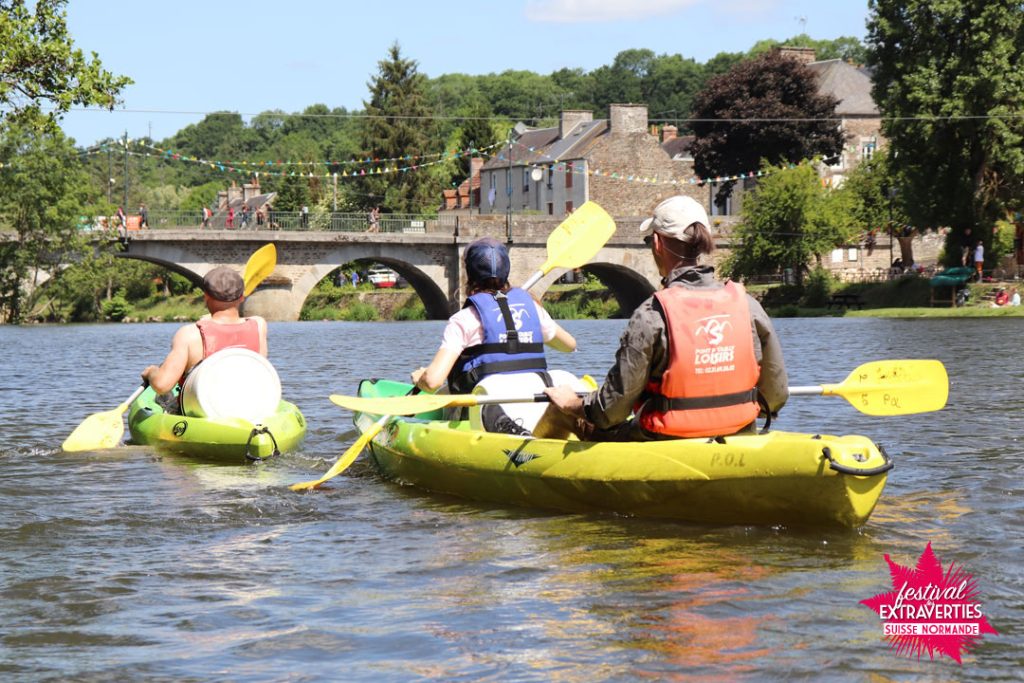 canoë kayak au festival les extraverties